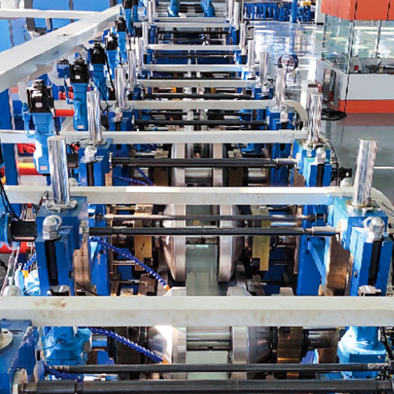 Linia do walcowania rur kwadratowych i prostokątnych ERW 200x200
