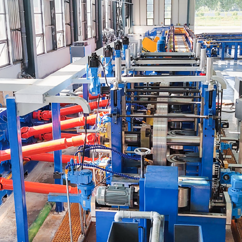 Linia do walcowania rur kwadratowych i prostokątnych ERW 200x200