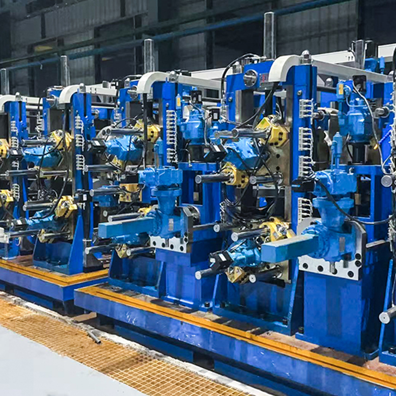 Linia do walcowania rur kwadratowych i prostokątnych ERW 200x200
